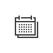 日历行图标 日历行图标