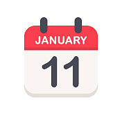 1月11日-日历图标