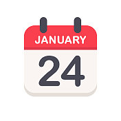 1月24日-日历图标