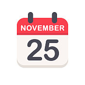 11月25日-日历图标