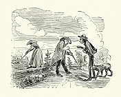 维多利亚时代的园艺，古斯塔夫・多雷的漫画