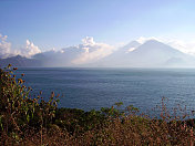 湖Atitlan、危地马拉