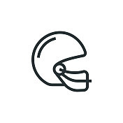 美式足球线图标 美式足球线图标