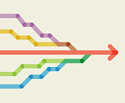 合并箭头图 合并箭头图