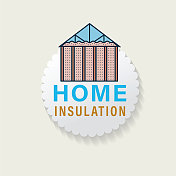 家居隔热改善网站贴纸