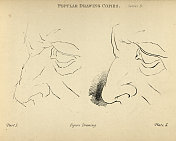 画鼻子和眼睛，维多利亚流行的人物画副本