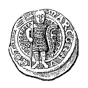 奥托一世公牛，勃兰登堡伯爵，阿尔伯特熊之子。(1170 - 1184)。