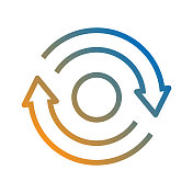 重新加载线条图标,轮廓向量符号 重新加载线条图标,轮廓向量符号