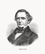 杰佛逊・戴维斯(1808-1889)，唯一一位邦联总统(1861-1865)