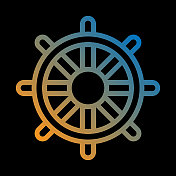 领导线图标,轮廓向量符号 领导线图标,轮廓向量符号