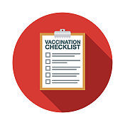 疫苗接种清单图标