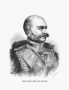 欧内斯特・奥古斯都(1771-1851),汉诺威国王,木刻,1893年出版 欧内斯特・奥古斯都(1771-1851),汉诺威国王,木刻,1893年出版