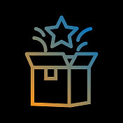 奖励线图标,轮廓向量符号 奖励线图标,轮廓向量符号