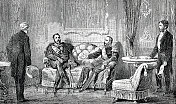 1876年7月8日，弗朗茨・约瑟夫一世和亚历山大二世在列希施塔特会面