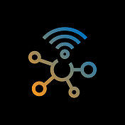 网络线图标,轮廓向量符号 网络线图标,轮廓向量符号