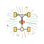 汽车底盘线图标