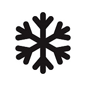 雪天气符号图标 雪天气符号图标