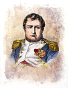 1870年拿破仑・波拿巴穿制服的肖像