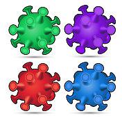 冠状病毒疫苗和注射器