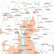 CT利奇菲尔德新米尔福德矢量路线图