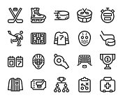 冰球-粗线图标 冰球-粗线图标