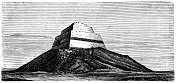 米德姆阶梯金字塔，由法老斯诺弗鲁(约公元前2670年至2620年在位)建造