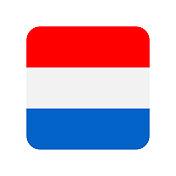 荷兰-旗帜图标矢量插图-正方形