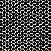 黑色七巧板六角形拼图图案
