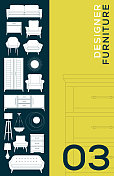 家具目录家装饰室内设计图标小册子封面传单