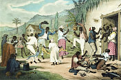 非洲特立尼达人的歌舞
