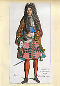 法国国王路易十四，1698年，17世纪