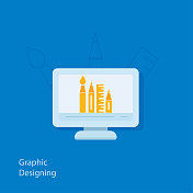 平面设计概念插图