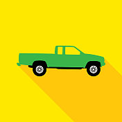 绿色汽车图标