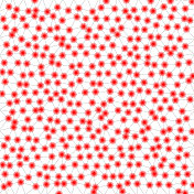 圆圈中的红色圆圈随机网格图案
