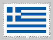 希腊国旗邮票