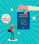 疫苗护照在全球旅行中发挥着作用