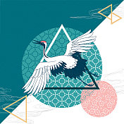 东方鹤的几何背景 东方鹤的几何背景