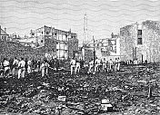 巴黎，慈善集市，慈善集市，火灾后的慈善集市，清理，1897年