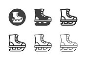 冰球鞋图标-多系列