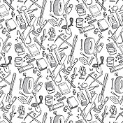 工具和轮胎图案 工具和轮胎图案