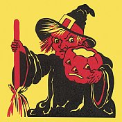 女巫和南瓜灯 女巫和南瓜灯