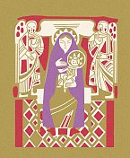 圣母与天使的孩子 圣母与天使的孩子