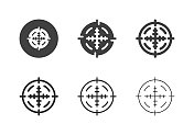 狙击手目标图标-多系列 狙击手目标图标-多系列