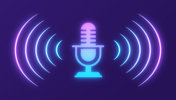 播客麦克风广播声波