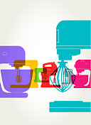 电动食品搅拌机