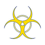 生物危害标志设计图标