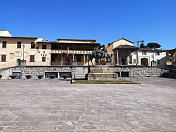 菲埃索镇广场，佛罗伦萨，托斯卡纳