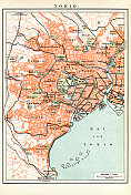 1897年日本东京地图
