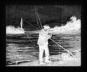 古色古香的法国版画插图:渔夫