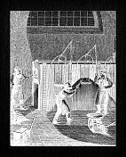 古玩插图雕刻制造行业:电炉 古玩插图雕刻制造行业:电炉